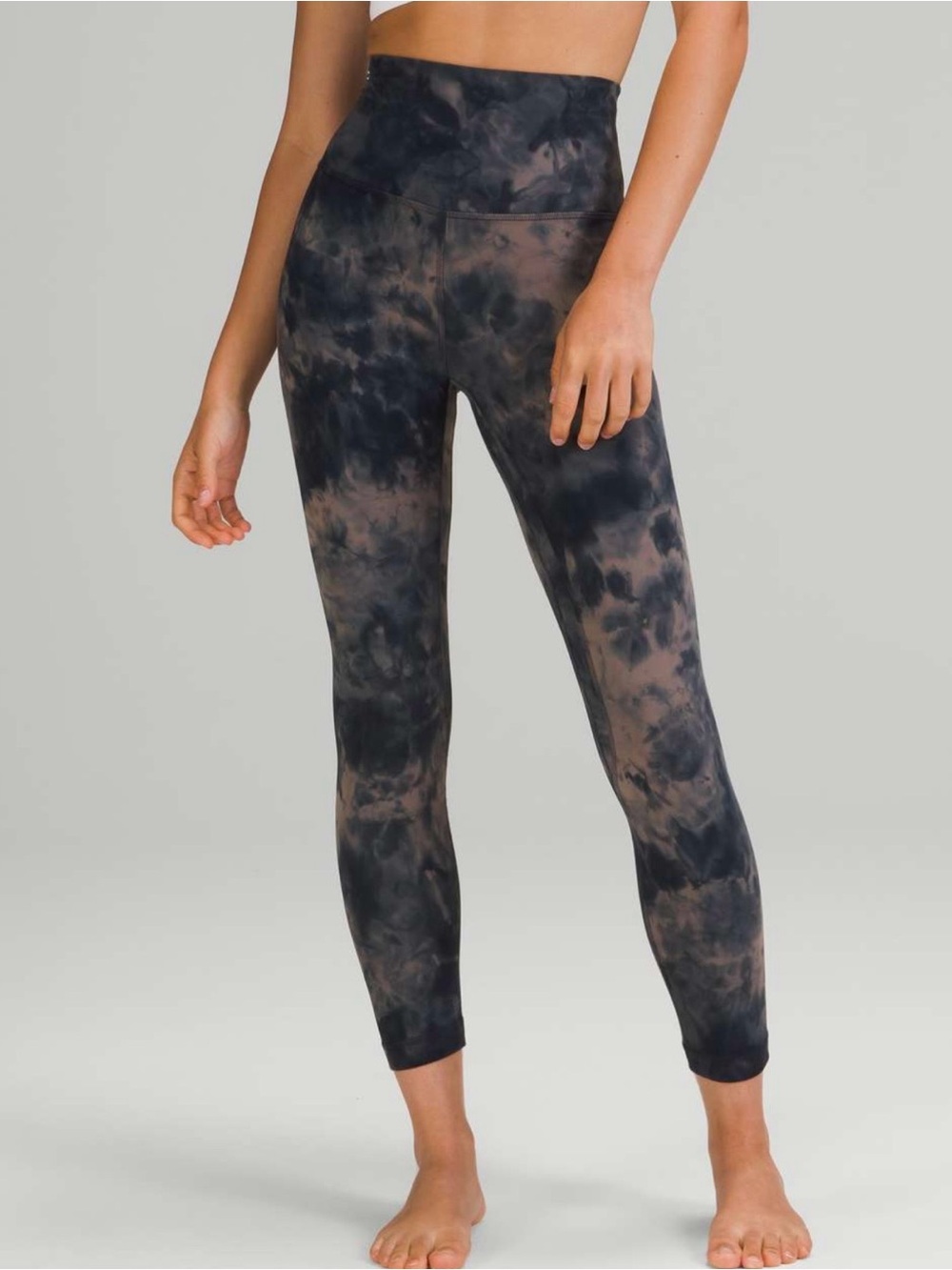 Lululemon Align high rise 25” leggings in diamond dye lunar rock true navy 4